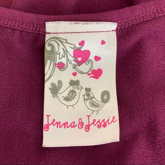 2/$25 Jenna & Jessie Girl's Tie Front Unicorn Tee, 12 - Picture 11 of 13